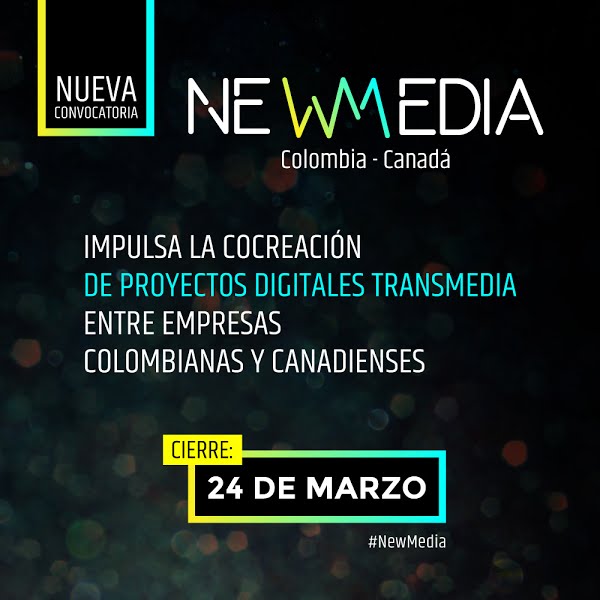 Últimos días para postular Convocatoria Newmedia Colombia – Canadá