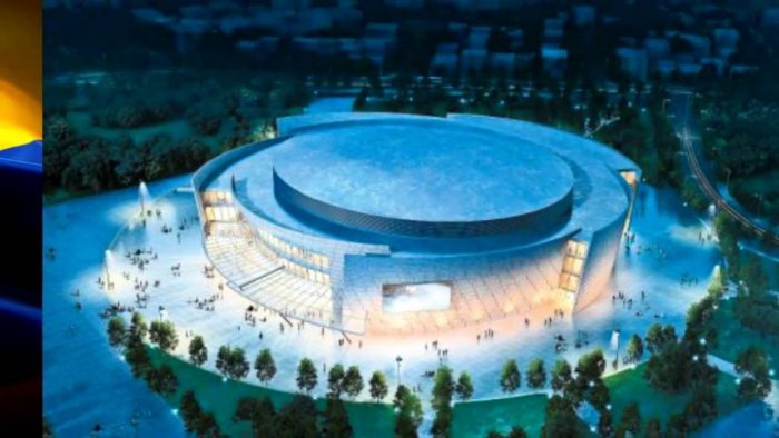 Así está quedando el nuevo coliseo de eventos de Bogotá