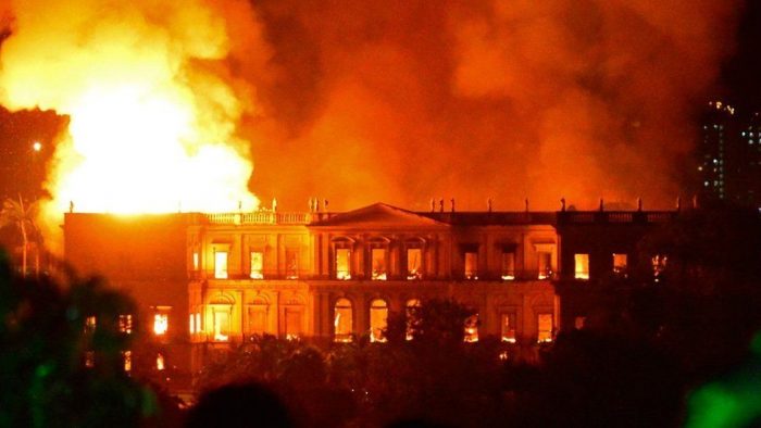 Las piezas valiosas perdidas en el incendio del museo de Brasil