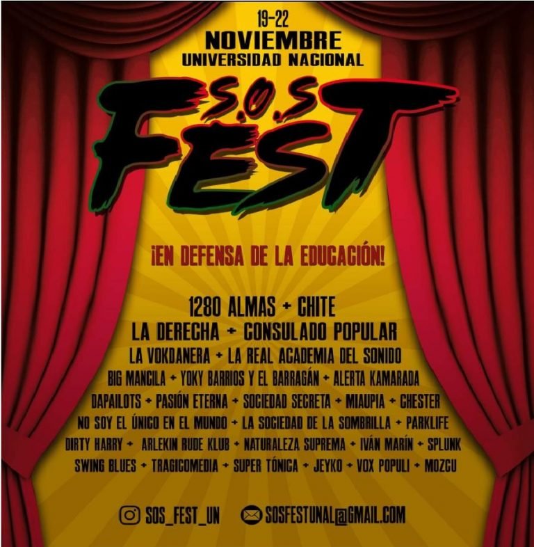 SOS FEST 2018 | Festival por apoyo al movimiento estudiantil