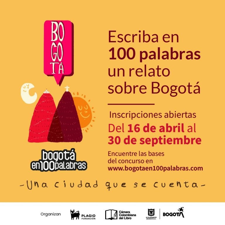 @CamLibro Abren inscripciones para la cuarta edición del concurso de relato breve Bogotá en 100 palabras