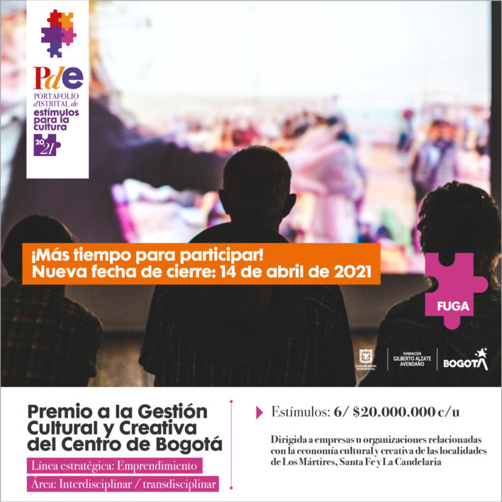Premio a la Gestión Cultural y Creativa del Centro de Bogotá