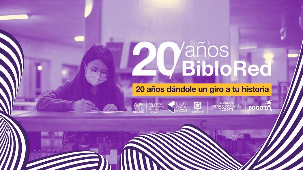 BibloRed: 20 años transformando a la ciudad a través de la lectura, la cultura, el conocimiento, el arte y la diversidad.