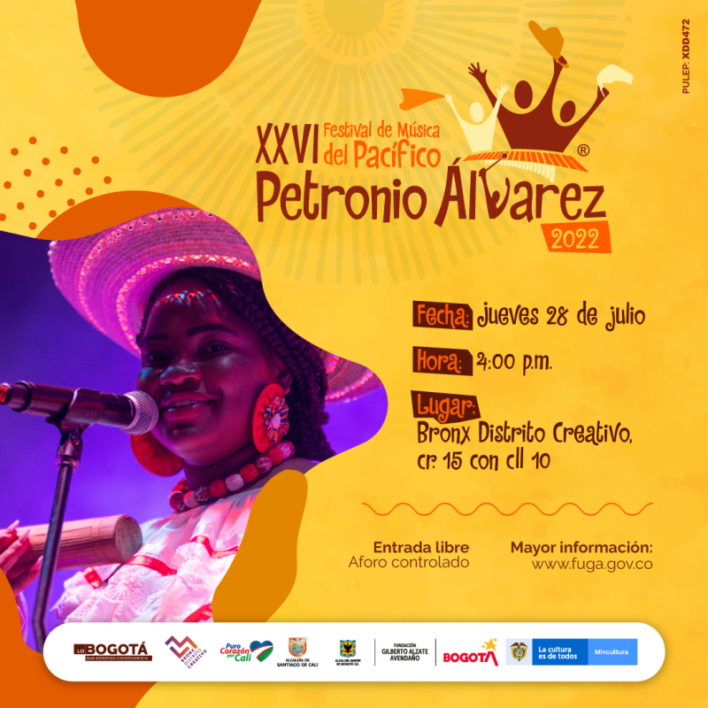 El Festival Petronio Álvarez regresa al Bronx Distrito Creativo con todo el sabor del Pacífico