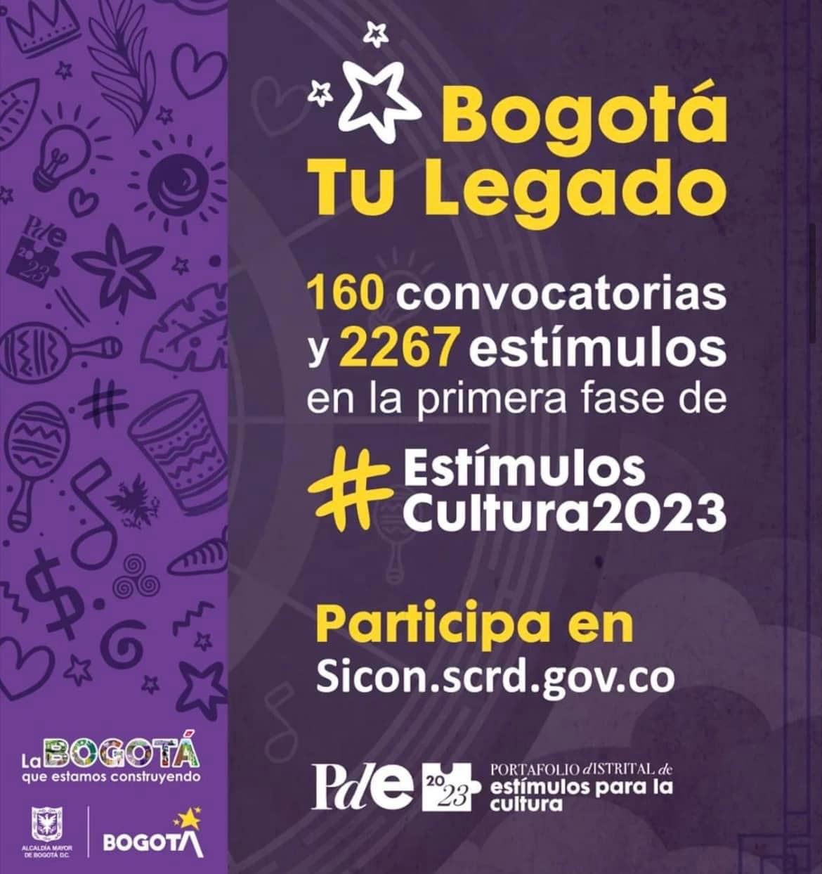 Bogotá Tu Legado: Estímulos Cultura 2023