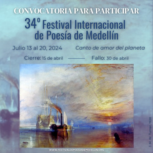 Convocatoria abierta para el 34º Festival Internacional de Poesía de Medellín