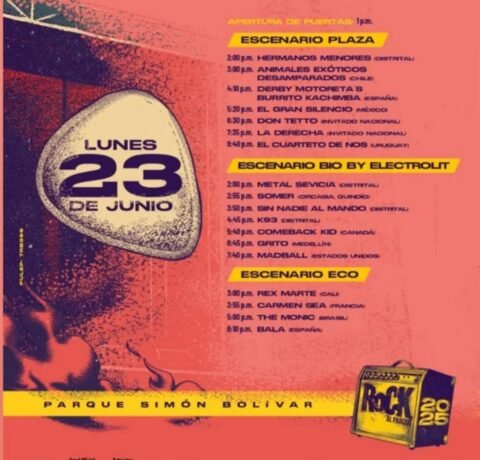 Rock al Parque 2025 llega a su final | 23 de junio: ¿Cómo será el último día del festival?
