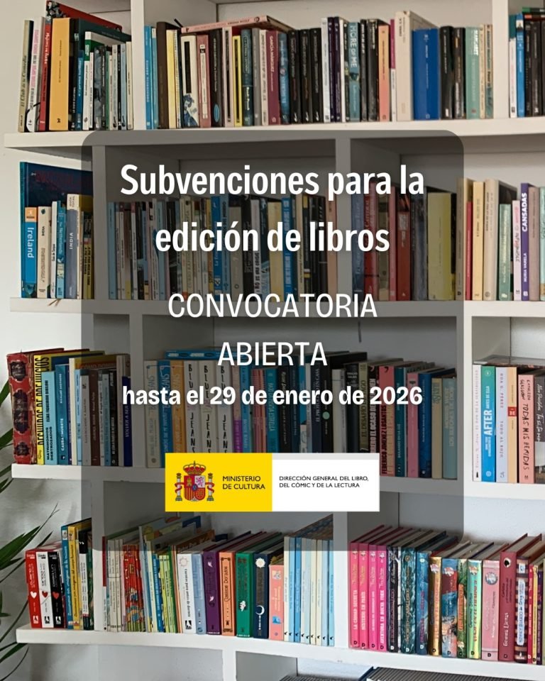 Hoy se abre el plazo para solicitar las subvenciones para la edición de libros