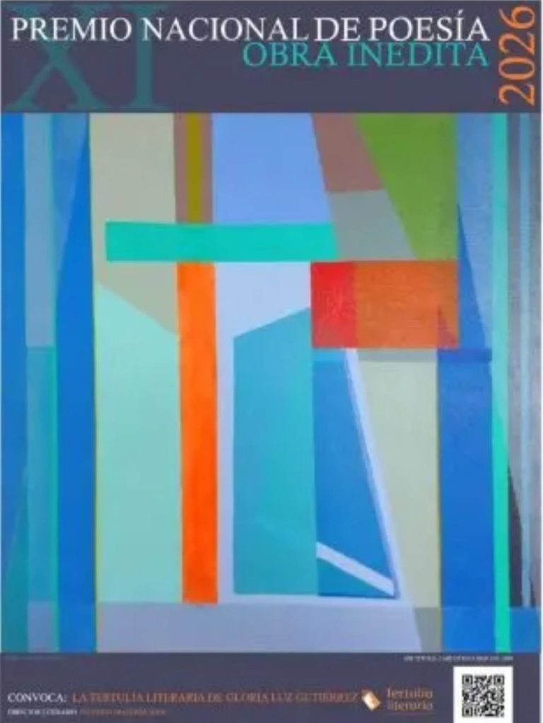 Abierta la convocatoria para el XI Premio Nacional de Poesía Obra Inédita 2026