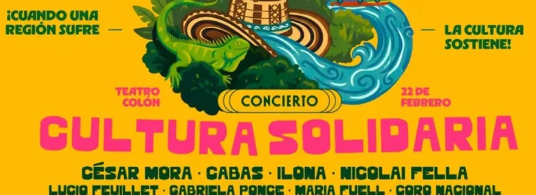 Cultura Solidaria, el concierto que recaudará ayudas para afectados por inundaciones en Córdoba y Urabá