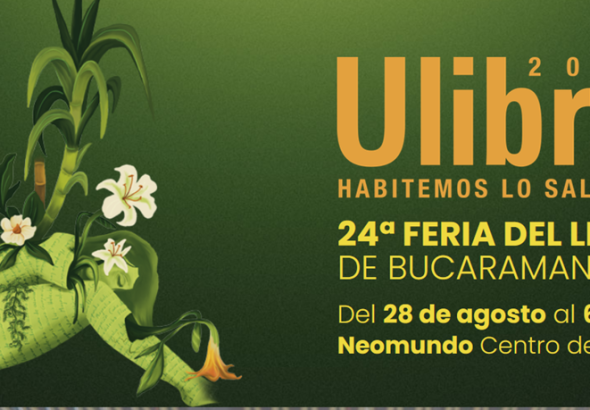 Escritores invitados a Ulibro 2026 durante la presentación oficial de la Feria del Libro de Bucaramanga organizada por la UNAB.